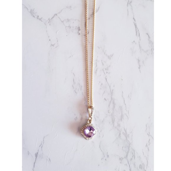 Rhinestone Necklace - Picture 1 of 2